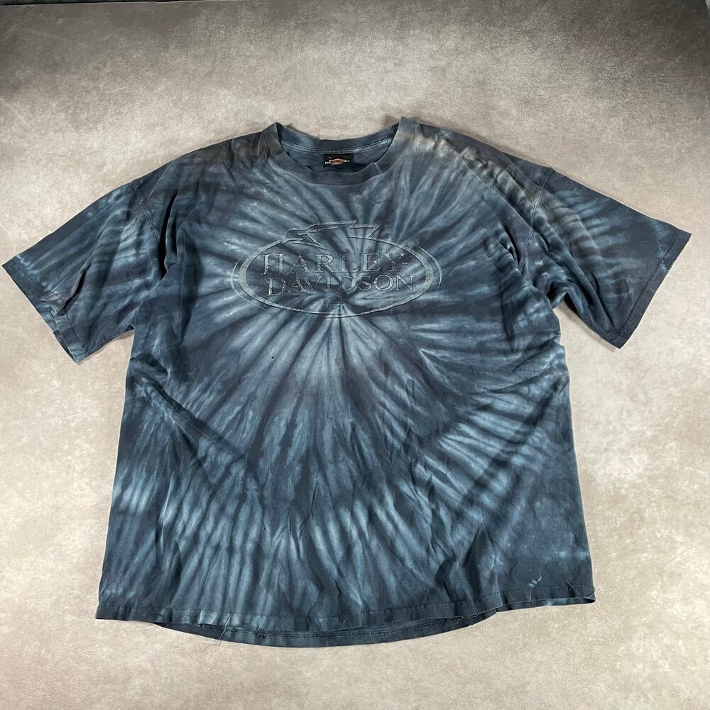 Vintage Harley Davidson Motorcycles Tie Dye T-shirt Men’s XL - Picture 2 of 8